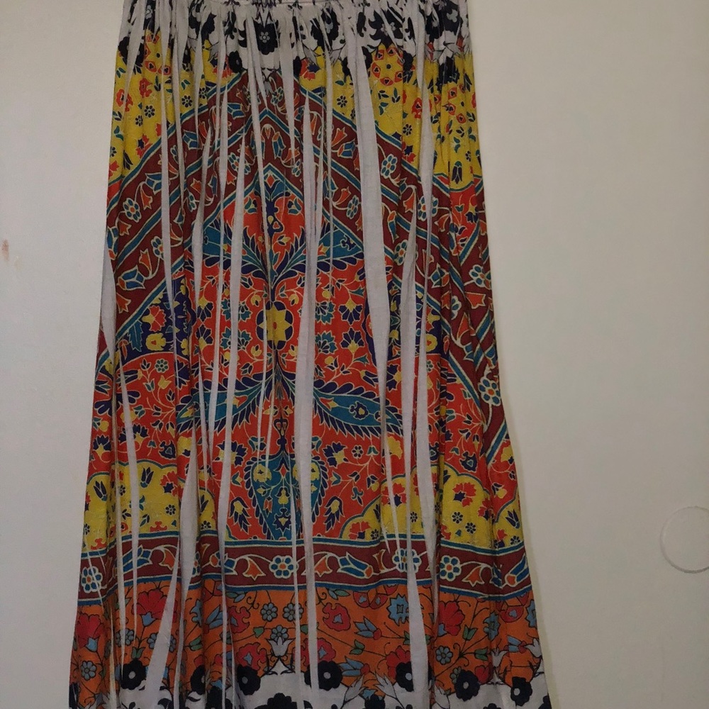 Strapless maxi dress